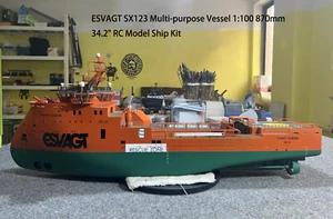 ESVAGT SX123 Multi-purpose Vessel 1:100 870mm 34.2" RC Model Ship Kit - Picture 1 of 14