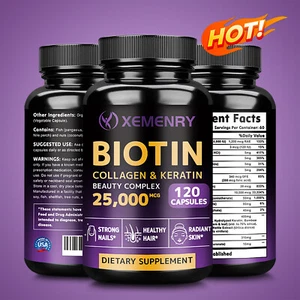 Biotin Collagen & Keratin - Anti-Aging, Hair Growth, Skin Health, Strong Nails - Picture 1 of 13