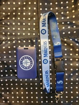 Seattle Mariners MLB Lanyard Keychain & ID Holder  - Image 1 of 2