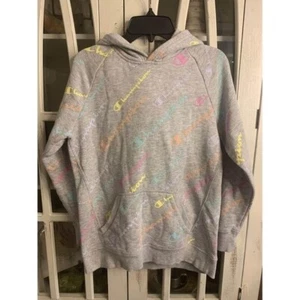 Champion Hoodie Girls Size XL, Gray - Picture 1 of 3