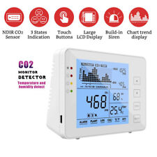 Air Quality Monitor Co2 Meter Carbon Dioxide Detector Gas Analyzer LCD Display