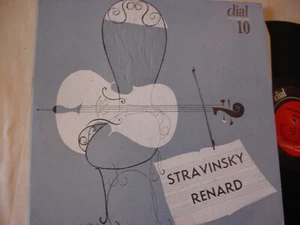 IGOR STRAVINSKY renard- an opera-ballet, nm on DIAL 10, DSM COVER - Picture 1 of 2