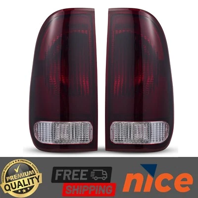 Tail Lights For 1999-2007 Ford F-Series Super Duty Smoke Lens Foto 1 de 4