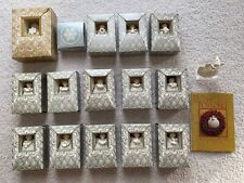 Vintage Margaret Furlong Lot 16 Angel Shell Ornaments Porcelain 2” 3” 4” Boxes