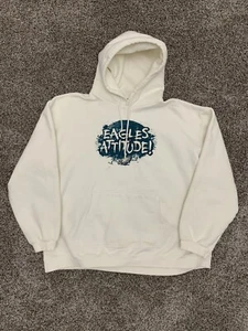 Vintage Reebok Philadelphia Eagles Attitude Hoody Sweatshirt 2XL NFL Equipment - Picture 1 of 8