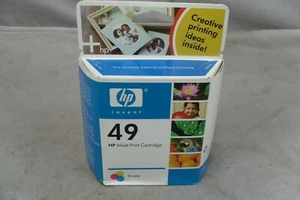 HP 49 Ink Cartridge 51649A Tri Color FEB 2007 - Picture 1 of 6