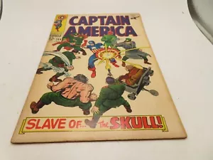 CAPTAIN AMERICA SLAVE OF THE SKULL AUG #104 MARVEL COMIC BOOK(1968) LOW GRADE - Picture 1 of 4