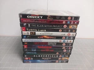Horror Thriller DVD Bundle x14 Retro Joblot Inc Butterfly Effect Elm Street Etc - Imagen 1 de 11