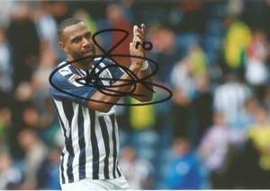 WEST BROM: MATT PHILLIPS SIGNED 6x4 ACTION PHOTO+COA - Picture 1 of 1