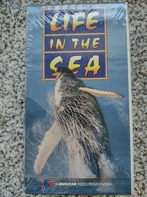 Life In The Sea Vol. 1 & 2 (VHS 2-Tape Set) Sea Mammals & Predators - SEALED - Image 1 of 4
