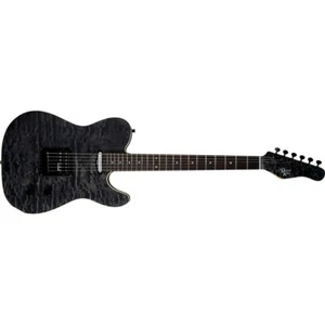 Michael Kelly 1954 Guitar, Quilted Maple Top, Satin Black Wash (B-STOCK) - Picture 1 of 1