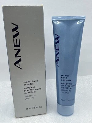 NUEVO ANEW por Avon Retinol Complejo de Manos 2.5 FL OZ SPF 15 De Colección UVA/UVB Foto 1 de 4
