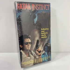 Fatal Instinct (VHS 1991) Laura Johnson (Erotic) Moviestore Entertainment Sealed - Picture 1 of 6