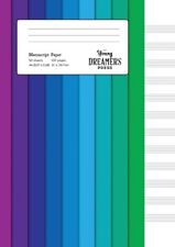 Manuscript Paper: Colour Spectrum - A4 Blank Sheet Music Notebook
