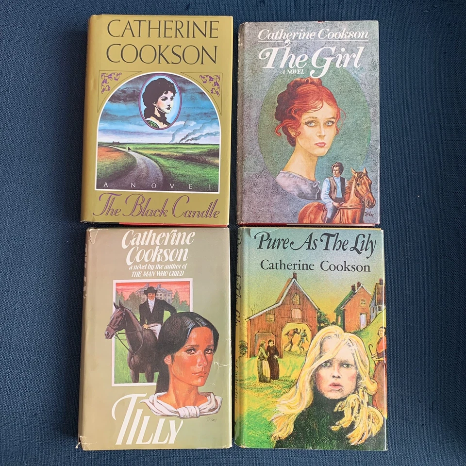Catherine Cookson Vintage Hardcover Book HCDJ Book Club Ed Lot of 4 +Large Print Foto 1 de 4