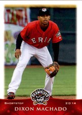 2014 Erie Seawolves Grandstand #17 Dixon Machado Venezuela VZ Baseball Card
