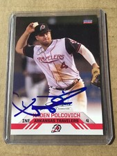 Kaden Polcovich Arkansas Travelers 2022 Autographed Card Seattle Mariners Signed