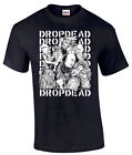 T-shirt DROPDEAD par Brian Walsby. Limité à 300. Punk, Grindcore, Vegan, Rare. 