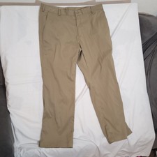 Nike Golf Men’s Beige Khaki Straight Leg Pants Swoosh Logo 38X30