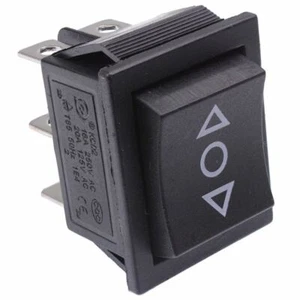 On-Off-On Rectangle Rocker Switch DPDT - Picture 1 of 1