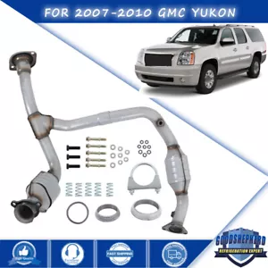 Y Pipe Catalytic Converter For 2007 2008 2009 2010 GMC Yukon 6.2L V8 Left+Right - Picture 1 of 15