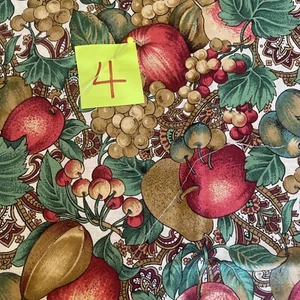 BTY CANTERBURY MANOR by Hoffman Intl. 100% COTTON FABRIC Fruit, Apples, Pears - Picture 1 of 4