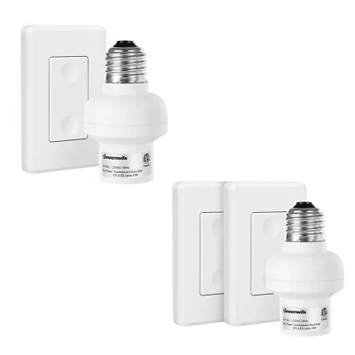DEWENWILS Enchufe Bombilla Control Remoto, Interruptor de Luz Inalámbrico Enchufe E26 E27 Foto 1 de 4