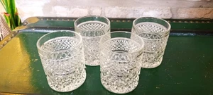 4 Copas Old Fashion Vintage De Cognac, Brandy, Whisky En Vidrio... - Imagen 1 de 15