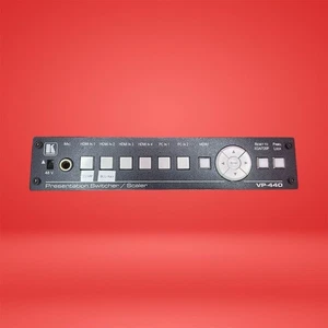 Kramer VP-440 Presentation Switcher/Scaler Black HDMI/PC Audio Inputs - Picture 1 of 4