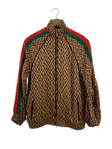 GUCCI Other Blouson S Rayon BRW Total Pattern Track Jacket & Jersey GG Plus - Picture 1 of 6