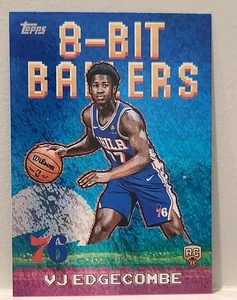 VJ Edgecombe RC 2025-26 Topps Basketball 8-Bit Ballers Holo Foil SP 76ers #8B-33 - Picture 1 of 7