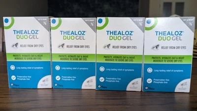 Thealoz Duo Gel Eye Drops, Single Dose, 30-Pack FOUR PACK