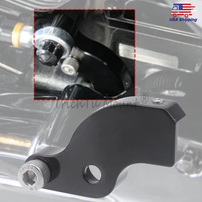 Soporte de asistencia neutro de cambio de marchas negro para Harley Touring M8 Softail Street Bob Foto 1 de 4