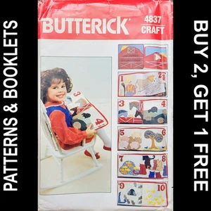 Vintage Butterick Craft Soft Counting Book Pattern #4837 OS UNCUT - Picture 1 of 5
