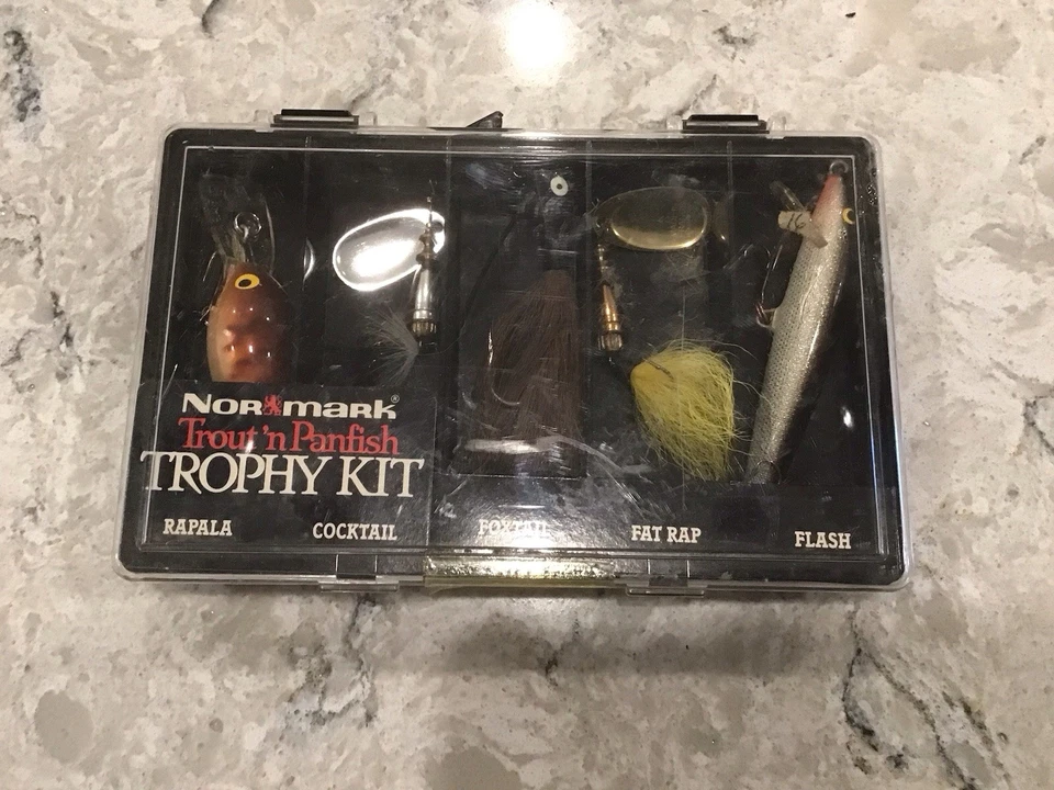 Набор трофеев Normark BASS Rapala, Коктейль, Фокстейл, Толстый Рэп и Вспышка Рыболовные Приманки - Изображение 1 из 1