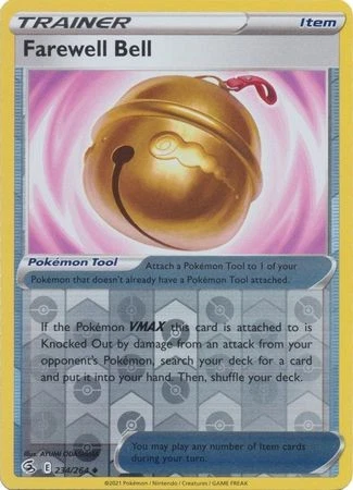 FAREWELL BELL 234/264 FUSION STRIKE POKEMON (REVERSE HOLO, NM) - Image 1 of 1
