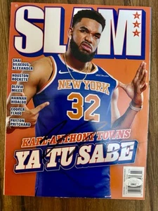 Karl Anthony Towns New York Knicks signed Autogramm Slam Magazin JSA - Bild 1 von 1