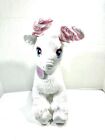 Build A Bear Glisten Reindeer Candy Cane Antlers Collar Christmas Holidays Plush