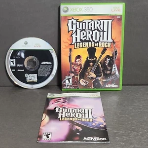 Guitar Hero III 3 Legends of Rock (Xbox 360) Complete Refurbished - Picture 1 of 10