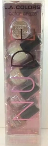 New L.A. Colors Color Craze 5 Piece Nail Polish Decor Nude Set USPS first class - Picture 1 of 10
