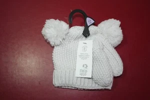 F&F new baby bobble hat & mittens size 3-6 months - Picture 1 of 3