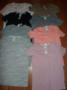 VICTORIAS SECRET PINK NEWEST VNECK DOG TEESHIRT COLOR SIZE CHOICE NWT - Picture 1 of 12