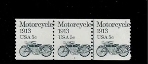 US Scott #1899, Plate #4 Coil 1983 Motorcycle 5c FVF MNH - Picture 1 of 1
