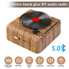 Haut-parleur Bluetooth style disque rétro AUX TF USB lecteur radio FM