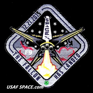Authentic SPACEX - THE FALCON HAS LANDED - 12-21-2015 - FALCON 9 SPACE PATCH - Picture 1 of 5
