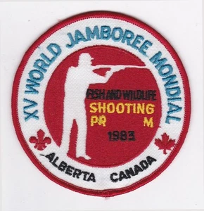 Parche 1983 World Scout Jamboree Programa de Tiro Personal Scouts ~ Falta "ogra" - Imagen 1 de 3