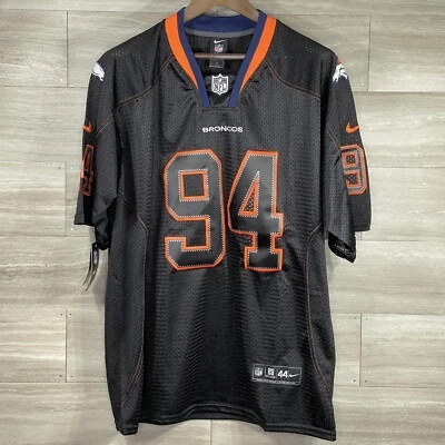 Camiseta Nike Denver Broncos Limited DeMarcus Ware #94 para hombre 44 Blackout NFL NUEVA CON ETIQUETAS Foto 1 de 4
