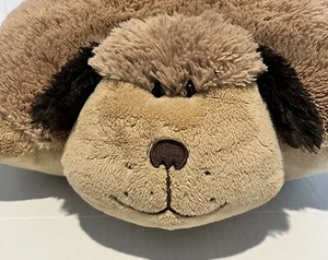 2010 PILLOW PETS Pet 19" *20” Tan Brown Soft Plush Stuffed Animal Puppy Toy - Picture 1 of 7