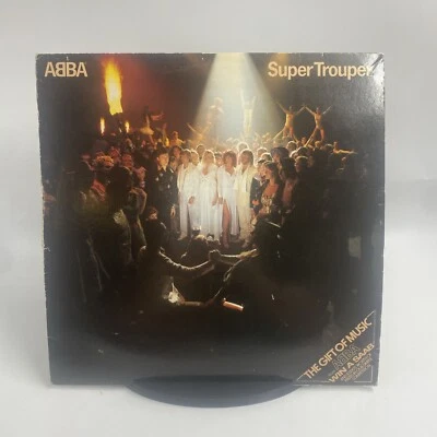 ABBA SUPER TROUPER VINYL LP RECORD 1980 VG/G+ A1/B2 - Image 1 of 4