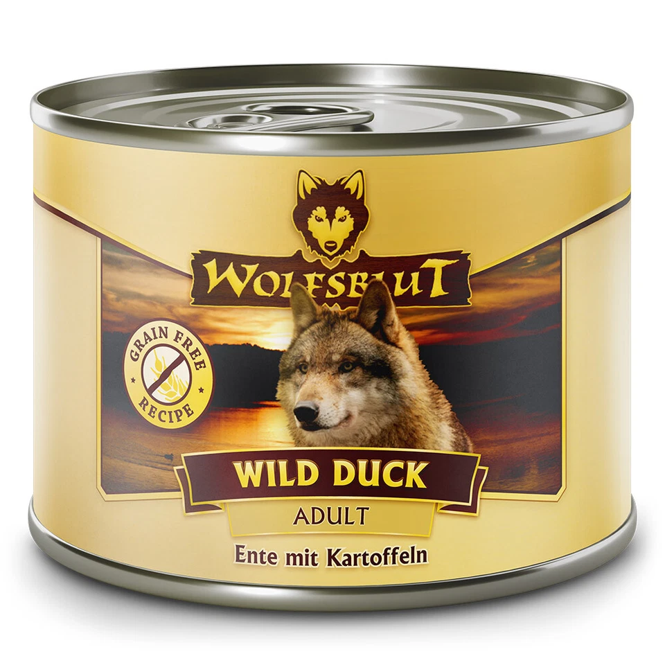 Wolfsblut - Adult - Wild Duck - Ente mit Kartoffeln - 6 x 200 g - Bild 1 von 1